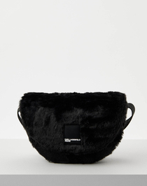 Сумка FAUX FUR SADDLE