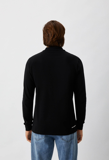 Поло с длинным рукавом