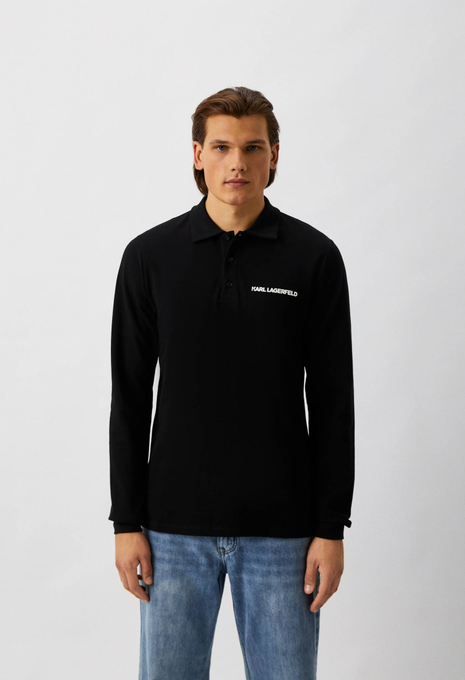 Поло с длинным рукавом