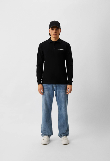 Поло с длинным рукавом